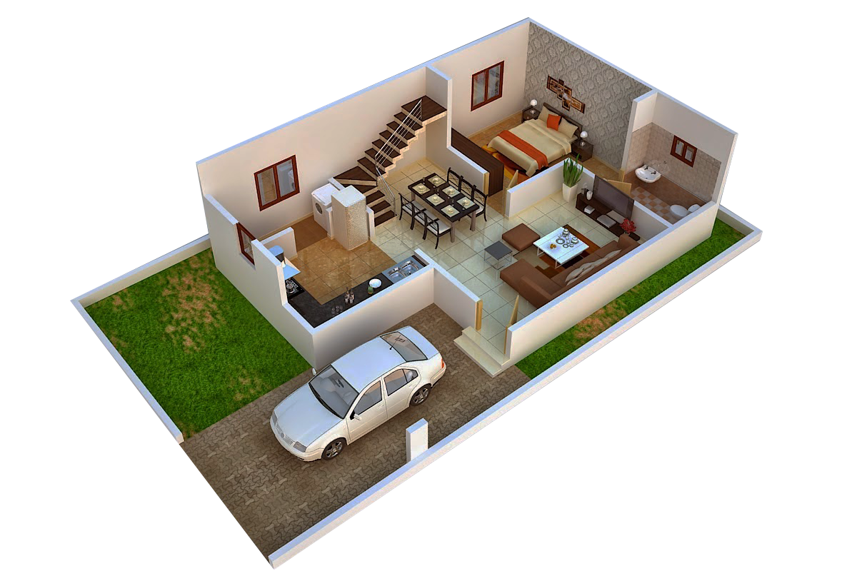 3D-Duplex-House-Plan-(8)